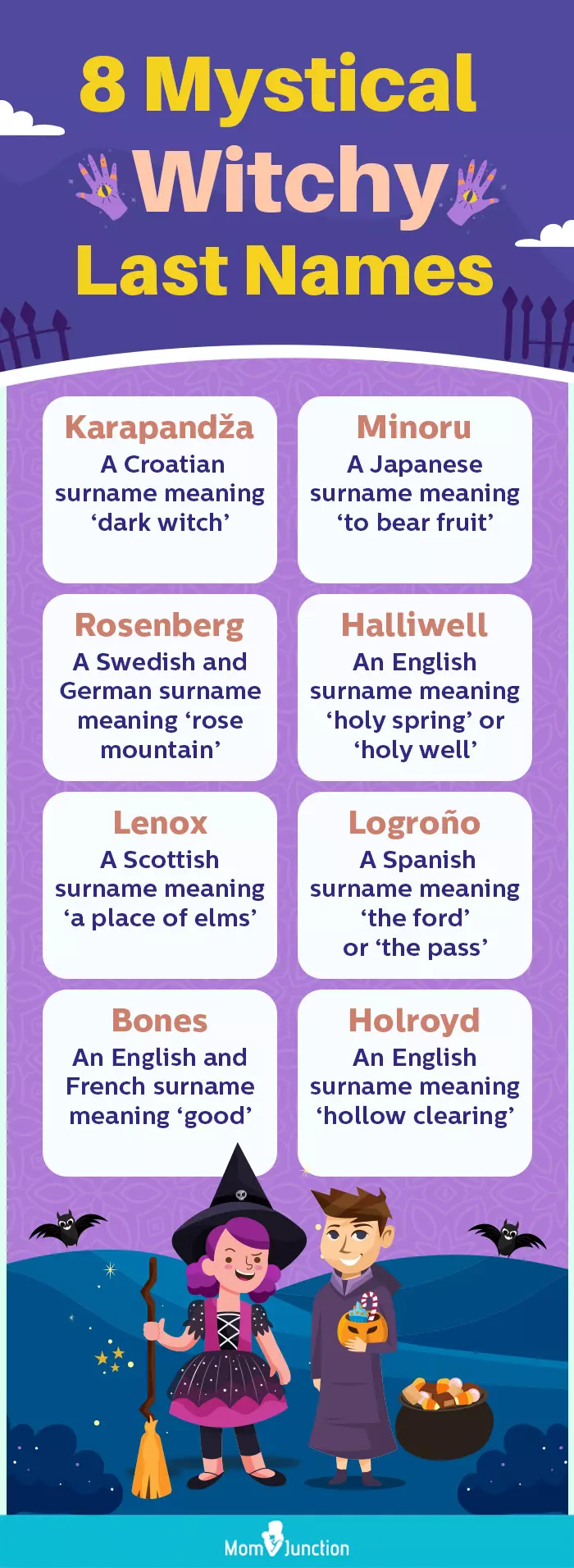 mystical witchy last names 