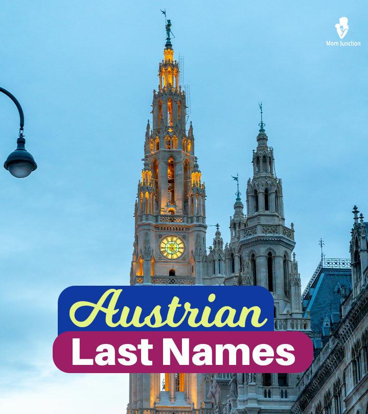 150+ Top Austrian Surnames Or Last Names, With Meanings | MomJunction