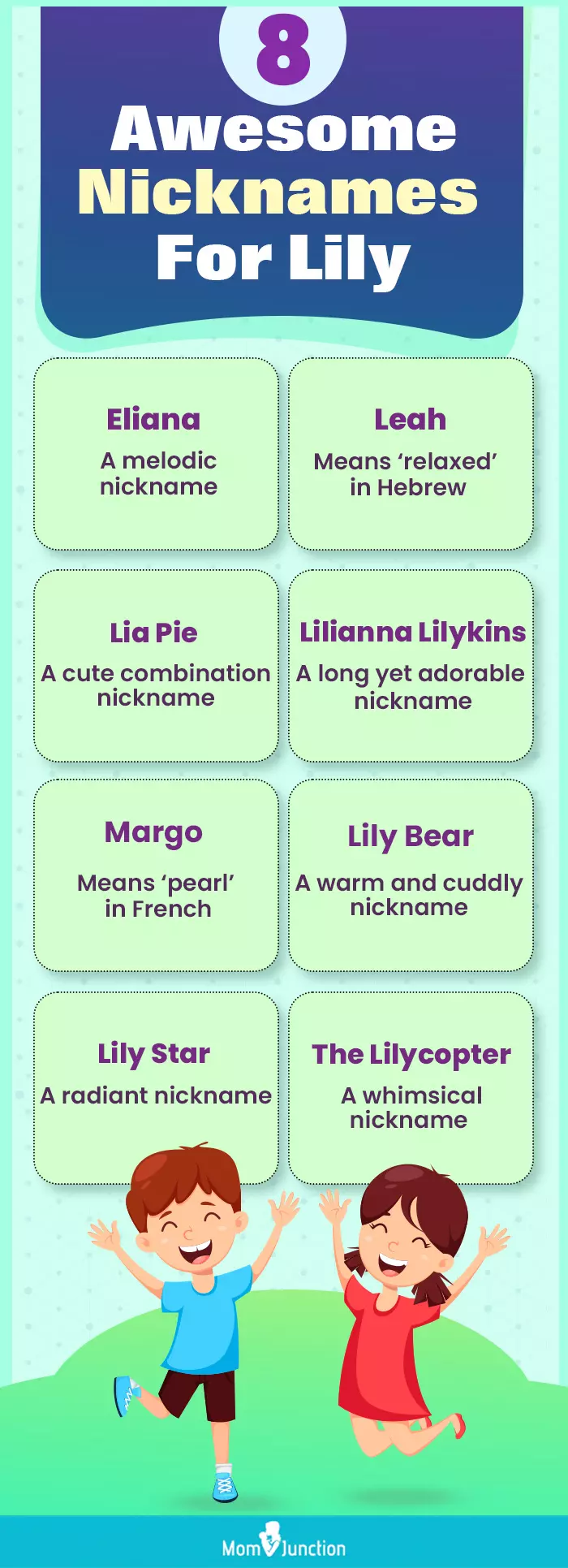 awesome nicknames for lily (infographic)