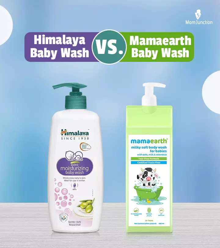 Himalaya Extra Moisturizing Baby Wash Vs. Mamaearth Milky Soft Body Wash For Babies