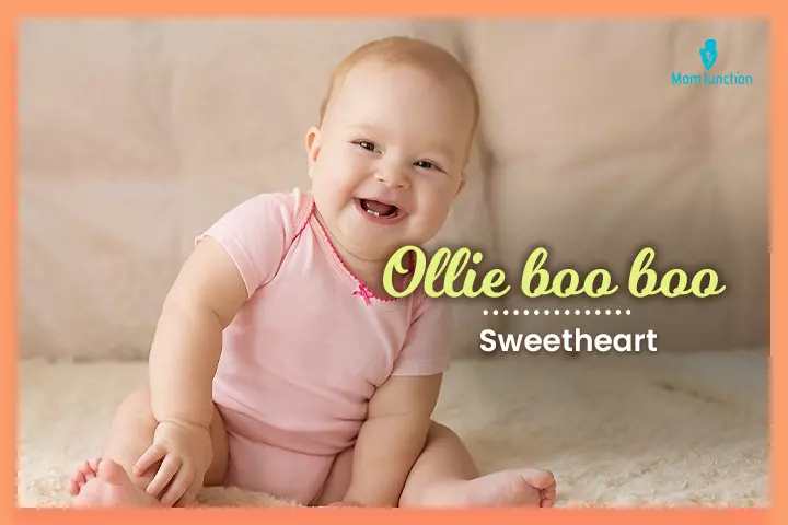 Nicknames for Olivia, Ollie Boo Boo