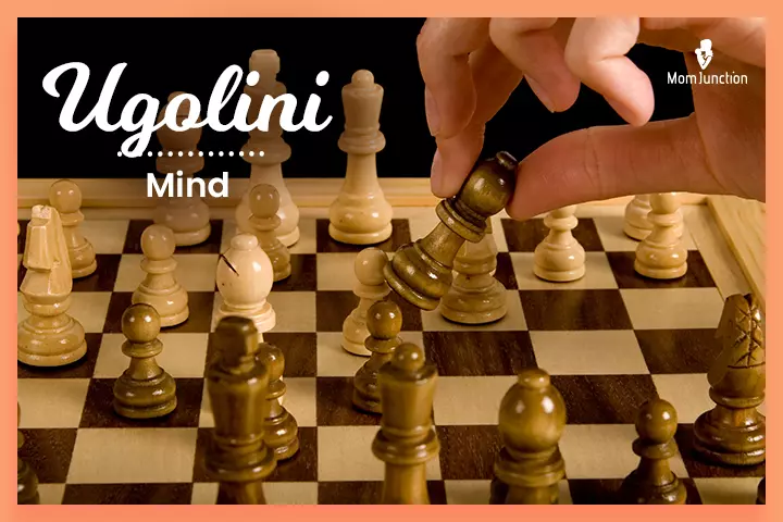 Last names with U, Ugolini means ‘intellect.’