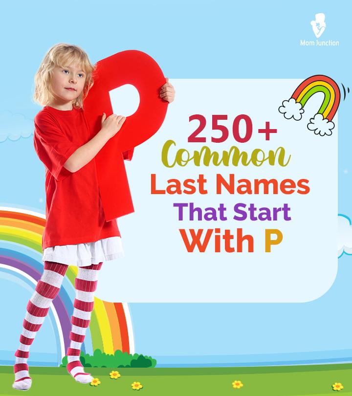 250+ Common Last Names That Start With P