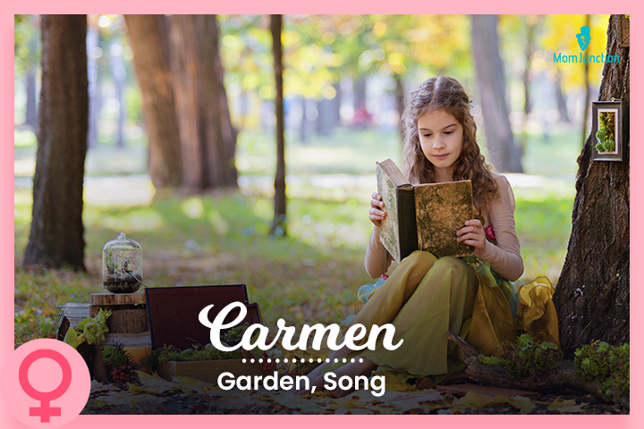 Carmen means garden