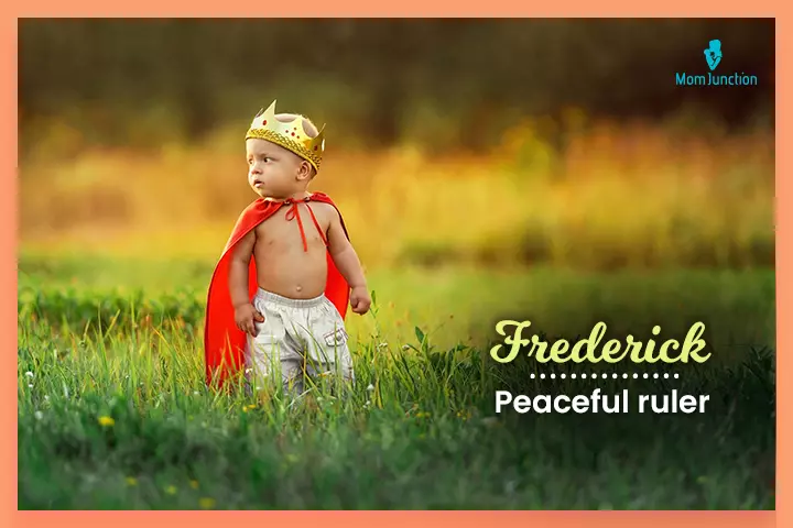 Patriotic baby names, Frederick means ‘peaceful ruler.’