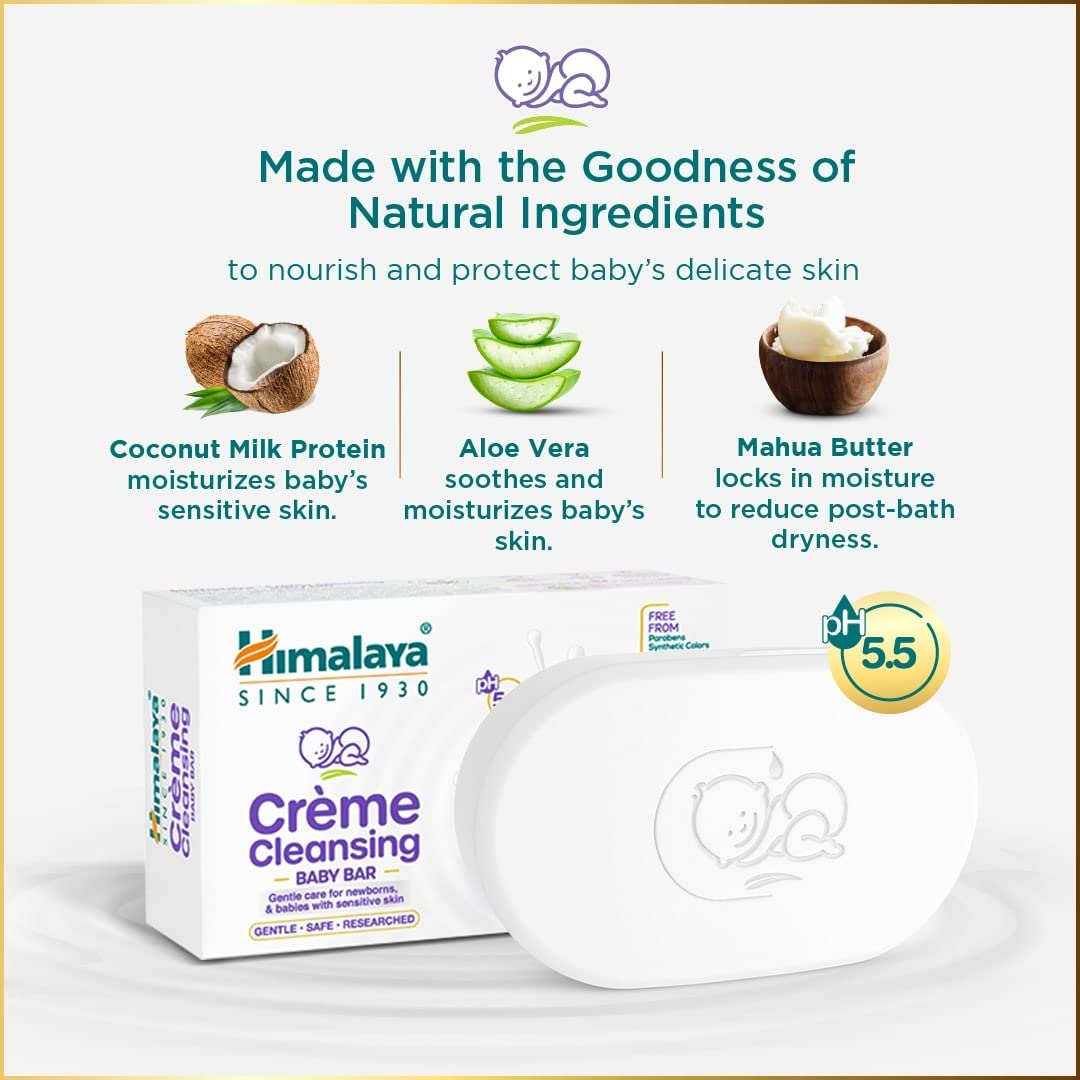 Himalaya Crème Cleansing Baby Bar