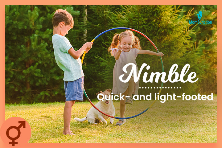 Nimble is a nickname for Nicholas