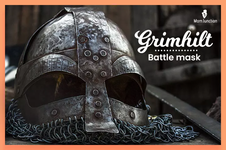 Old German names, Grimhilt meaning ‘battle mask’