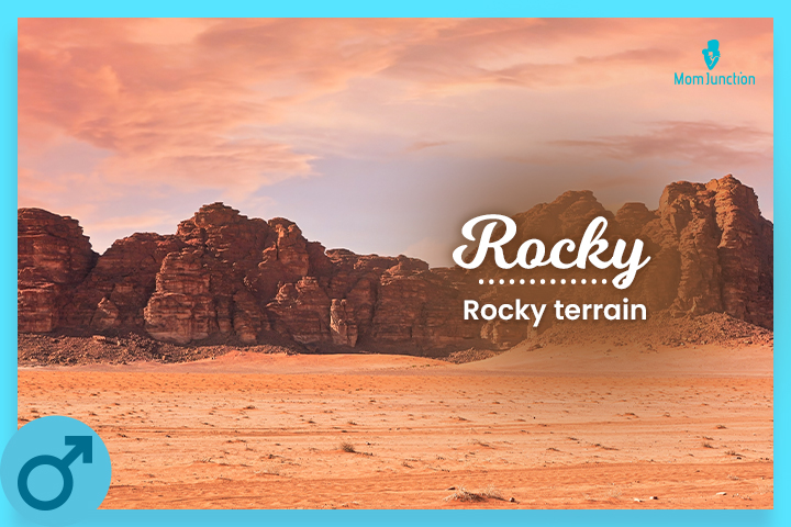 Rocky is a desert name