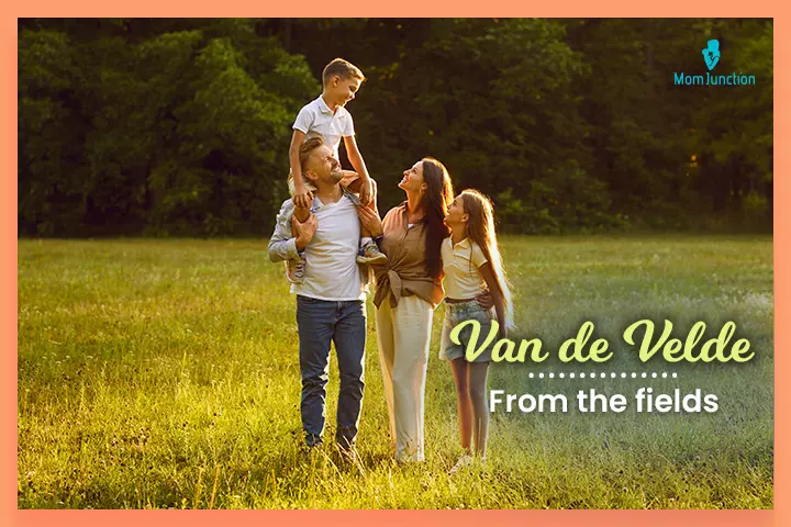 Van de Velde means from the fields
