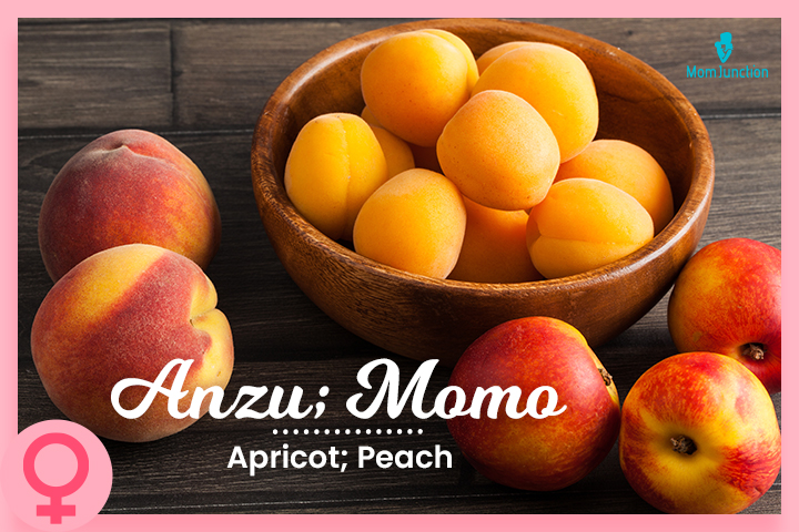 Anzu and Momo mean apricot and peach.