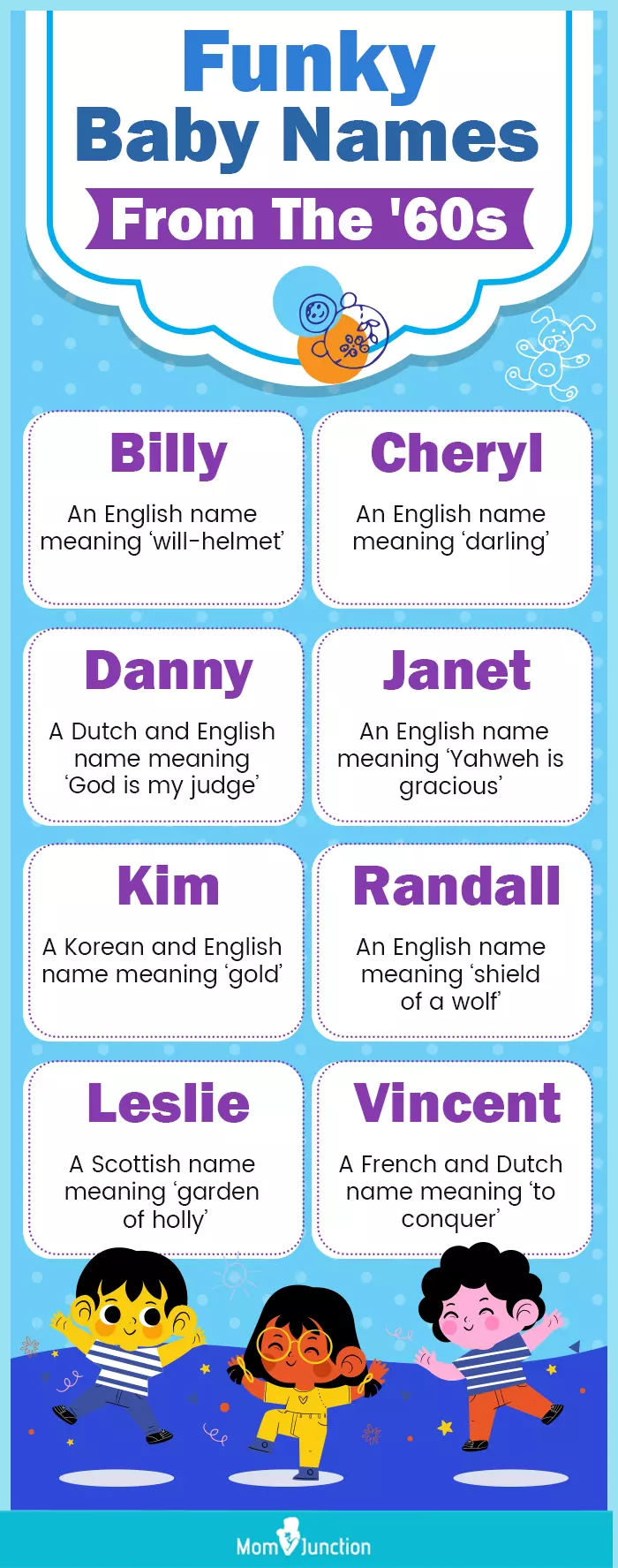 funky baby names from the '60s (infographic)