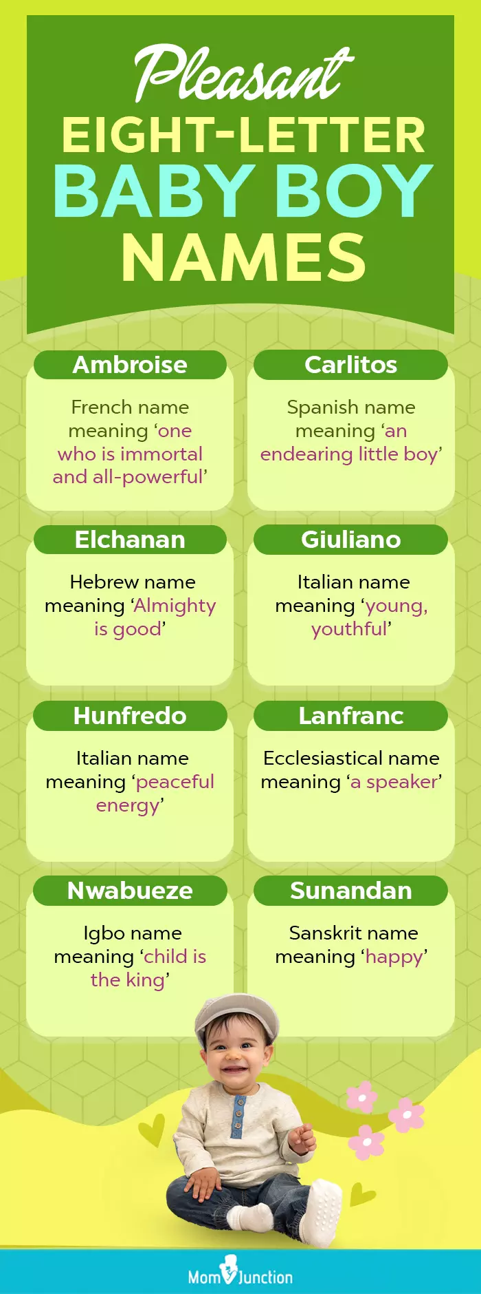 pleasant eight letter baby boy names (infographic)