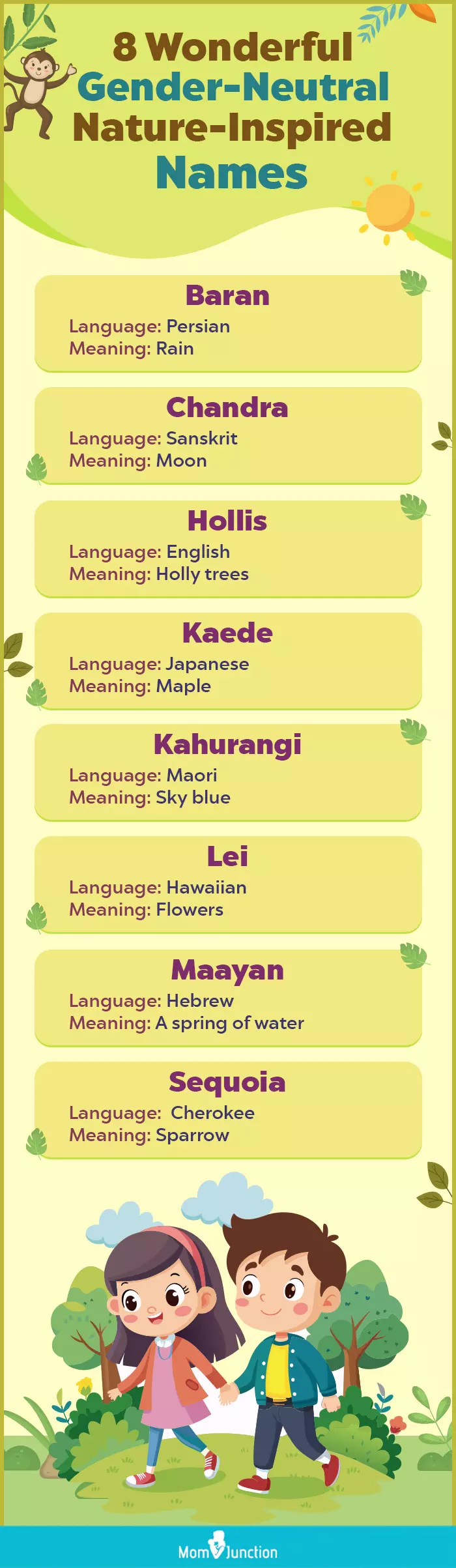 8 wonderful gender neutral nature inspired names(infographic)