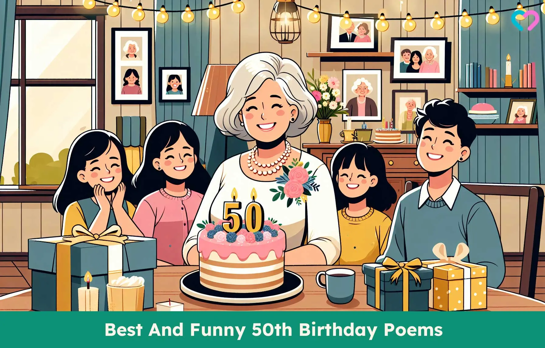 Best And Funny 50th Birthday Poems_illustration