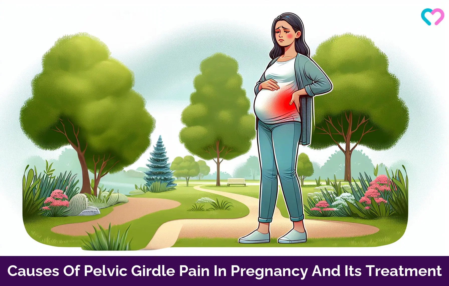 Causes Of Pelvic Girdle Pain In Pregnancy And Its Treatment_illustration