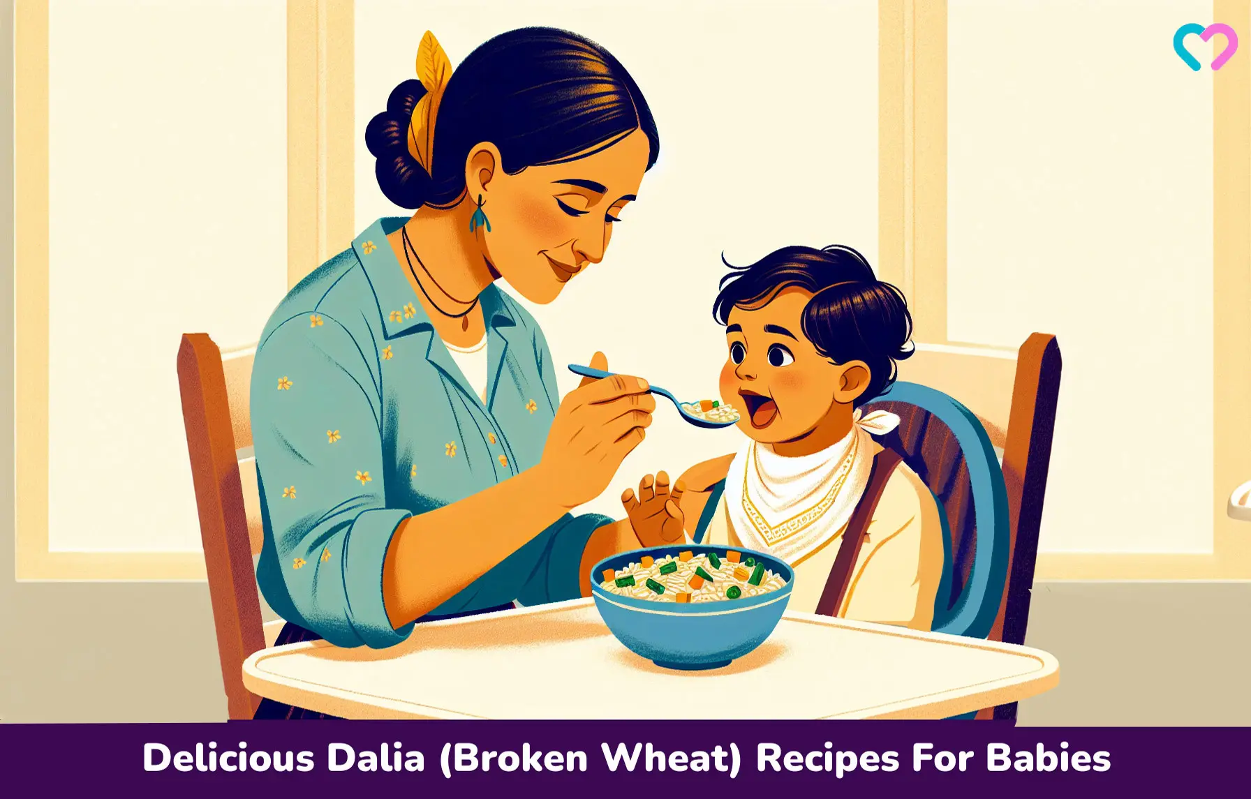 Dalia (Broken Wheat) For Babies: Health Benefits And Recipes_illustration