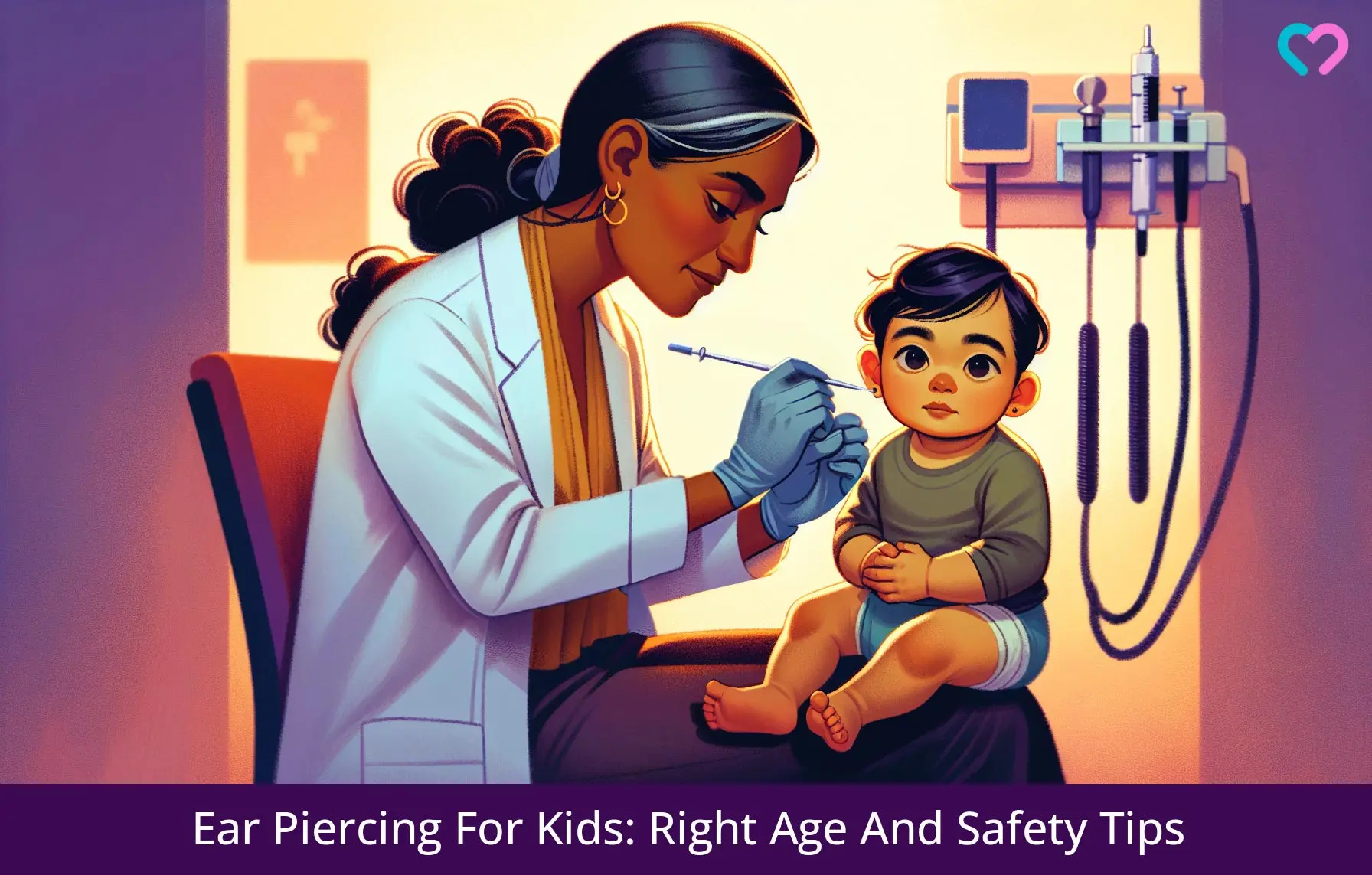 Ear Piercing For Kids: Right Age And Safety Tips_illustration