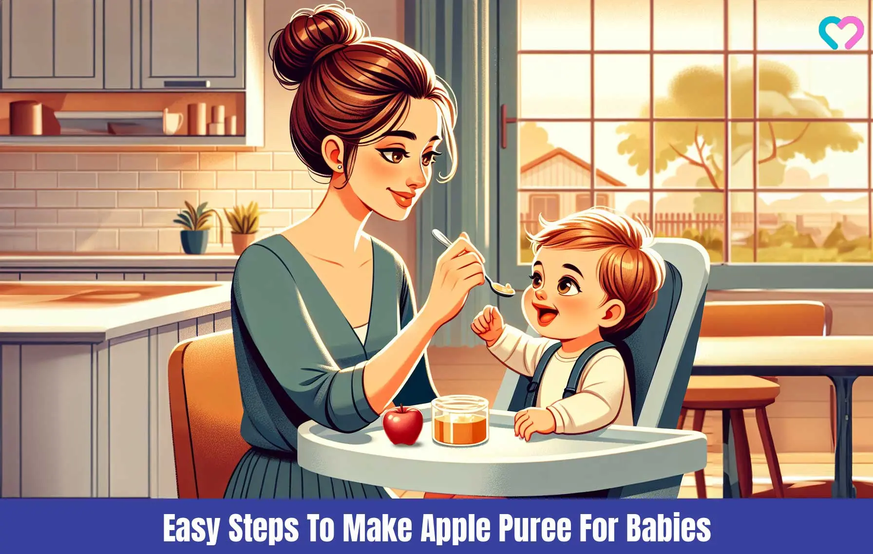 Apple Puree For Baby: Benefits, Recipes And Precautions_illustration