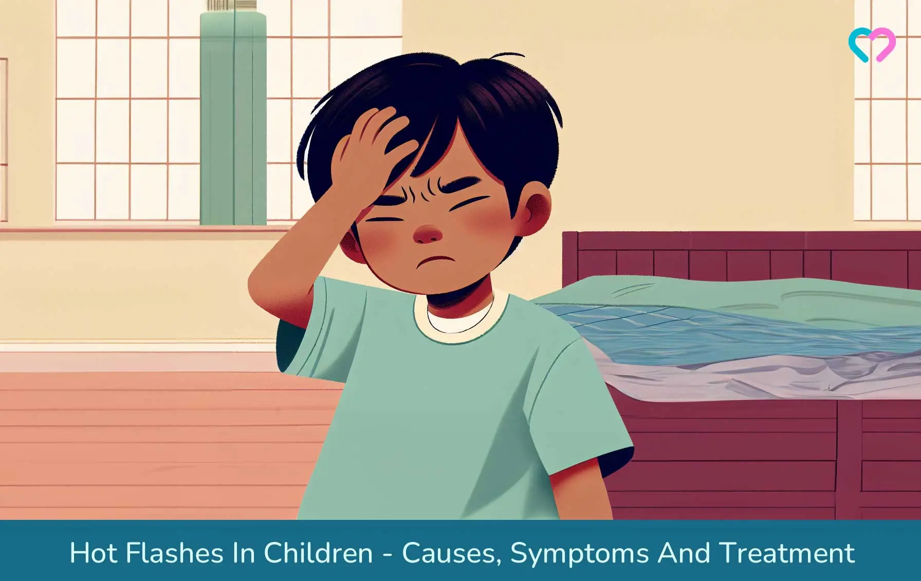 Hot Flashes In Children - Causes, Symptoms And Treatment_illustration