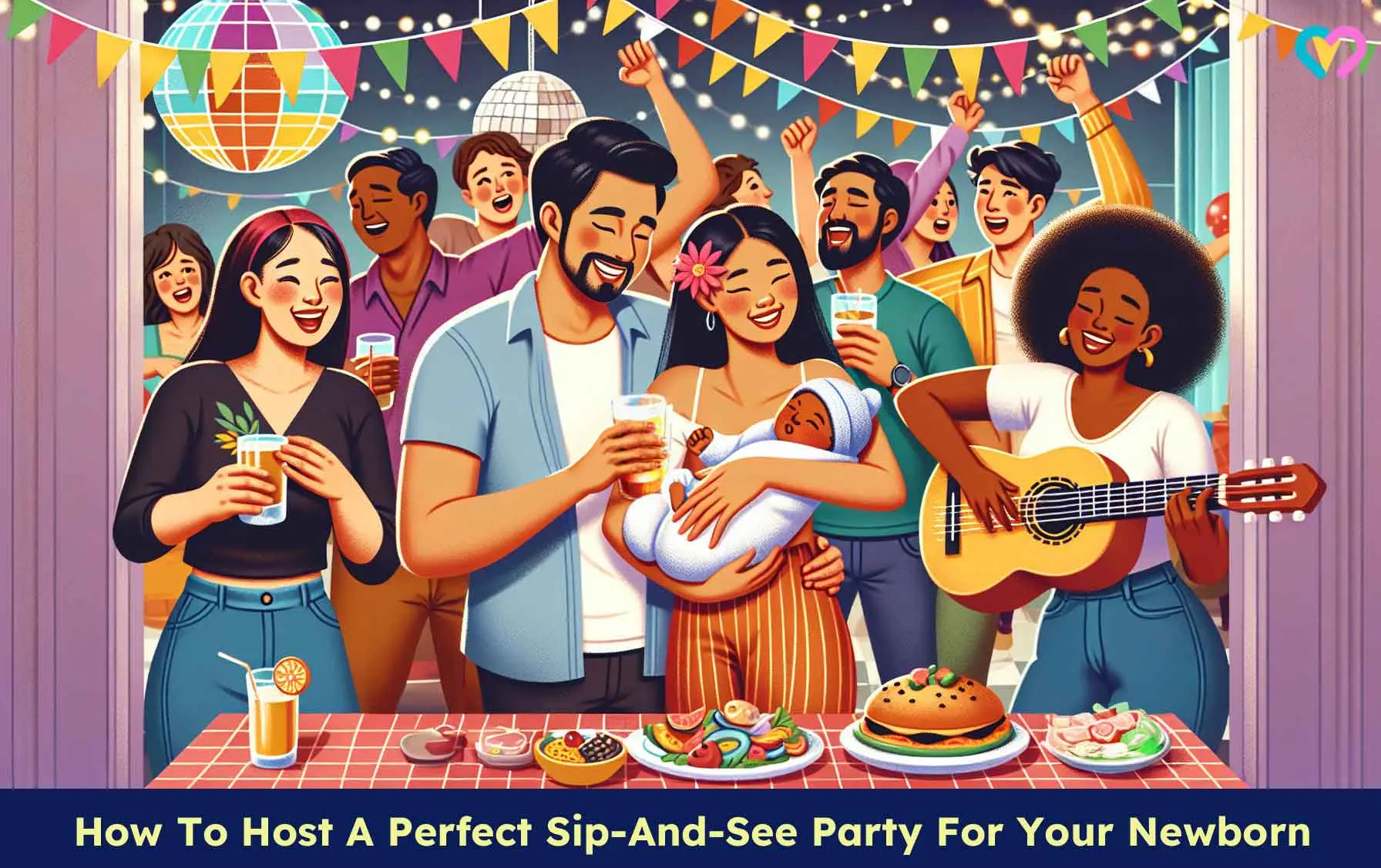 How To Host A Perfect Sip-And-See Party For Your Newborn_illustration