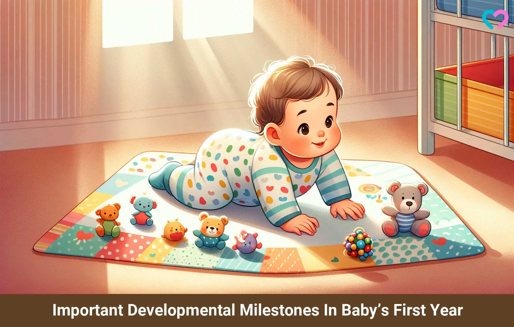 Important Developmental Milestones In Baby’s First Year_illustration