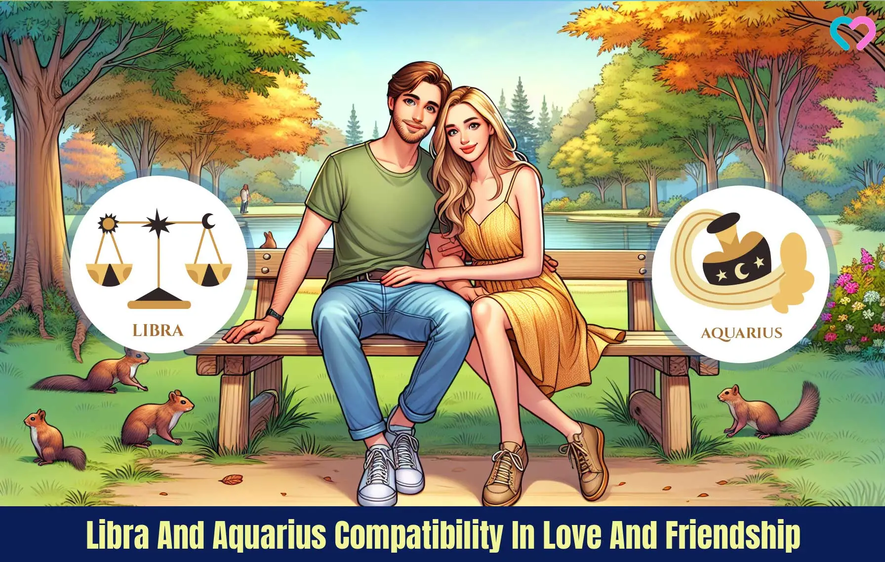 Libra And Aquarius Compatibility In Love, Sex And Friendship_illustration