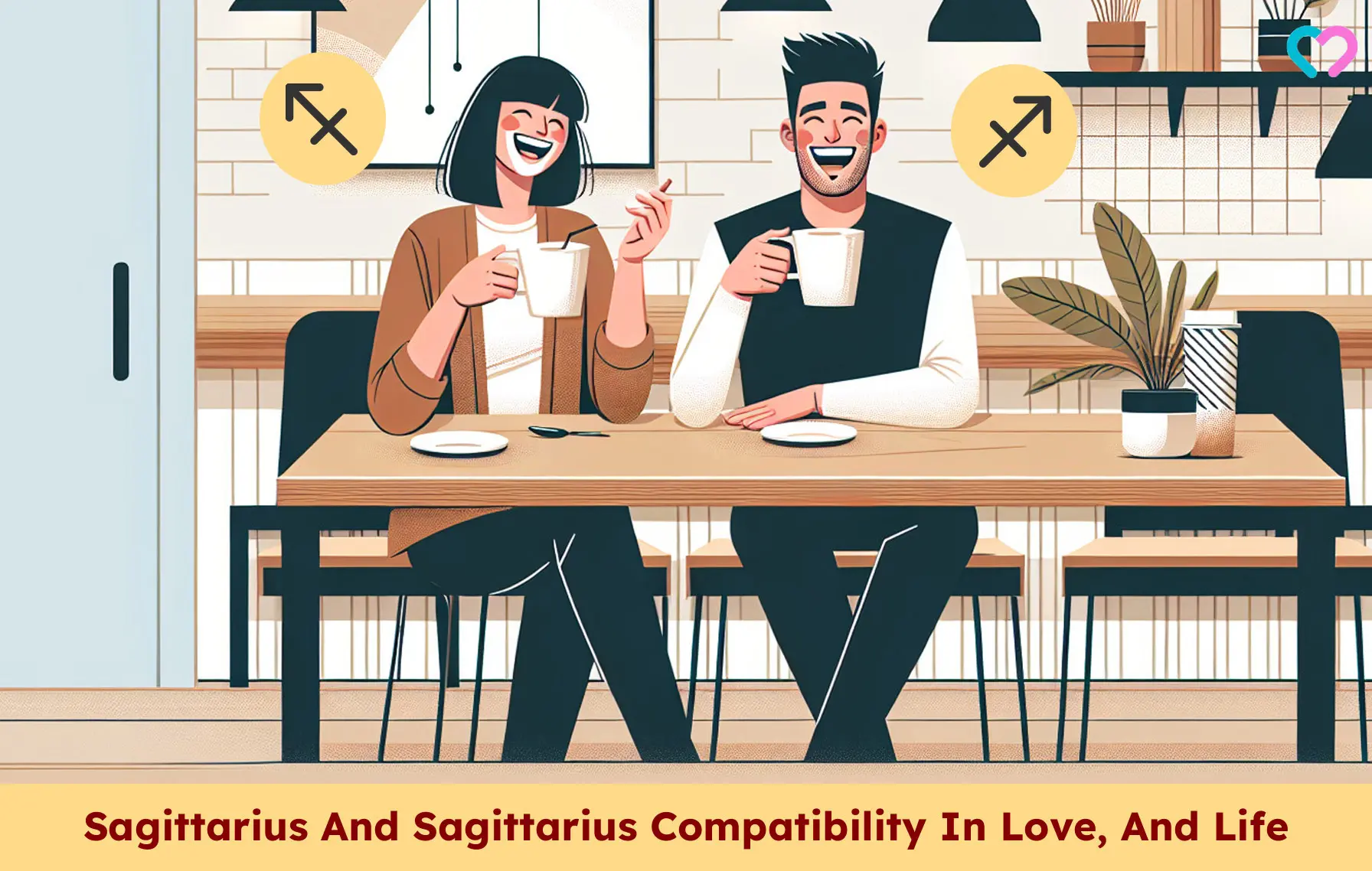 Sagittarius And Sagittarius Compatibility In Love, Sex, & Life_illustration