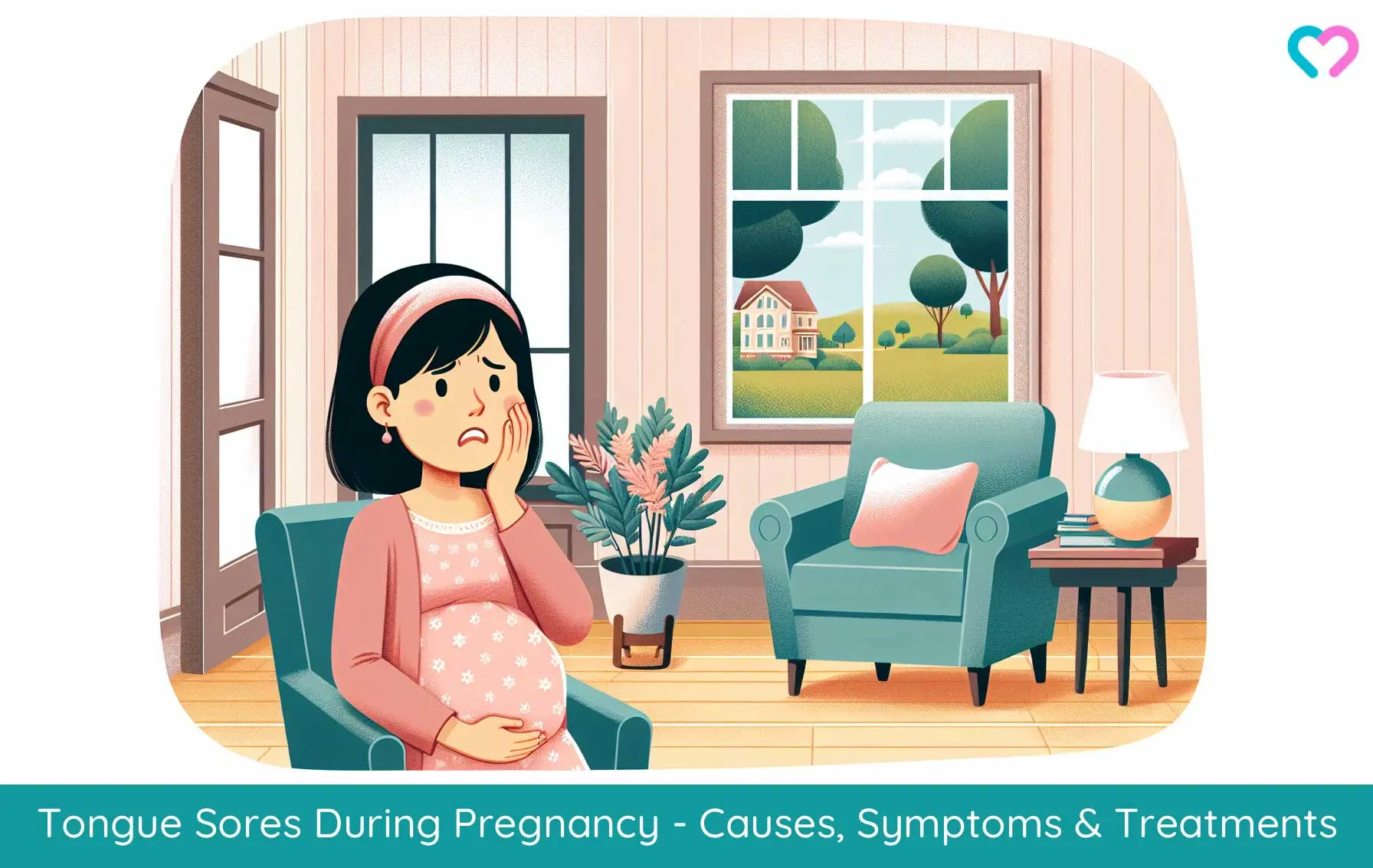 Tongue Sores During Pregnancy - Causes, Symptoms & Treatments_illustration