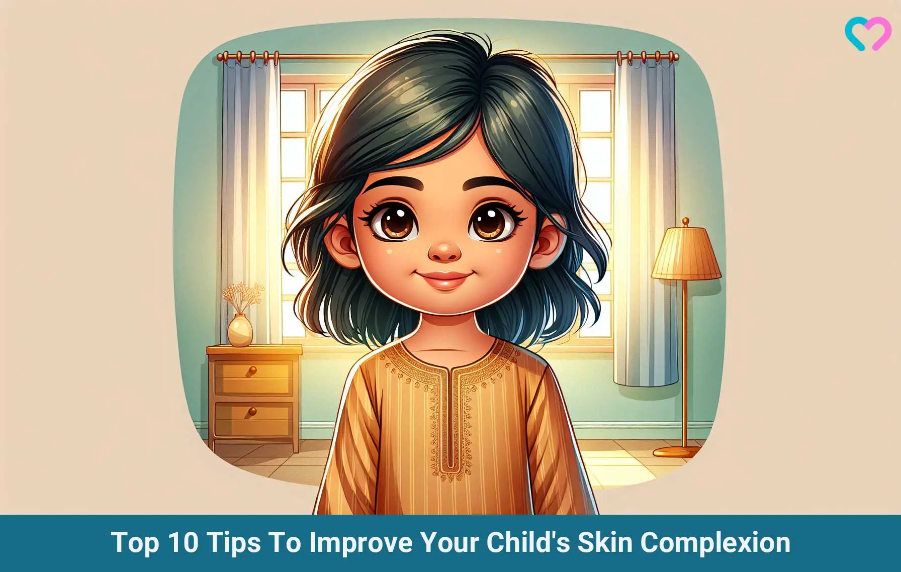 Tips To Improve Your Child's Skin Health_illustration