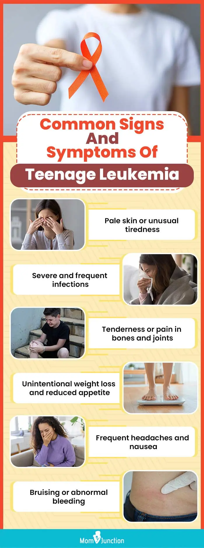 common signs and symptoms of teenage leukemia 