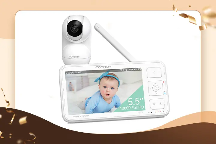 Peace of Mind with 5.5'' Full HD Video Baby Monitor