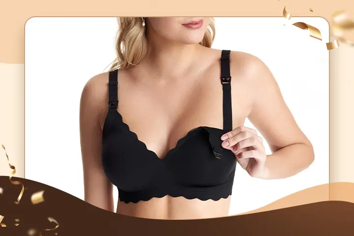 Ultimate comfort with Classic Jelly Strip Support Nursing Bra 