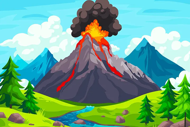 Why do volcanoes erupt