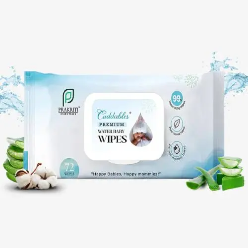 Cuddables Premium 99% Pure Water Baby Wipes