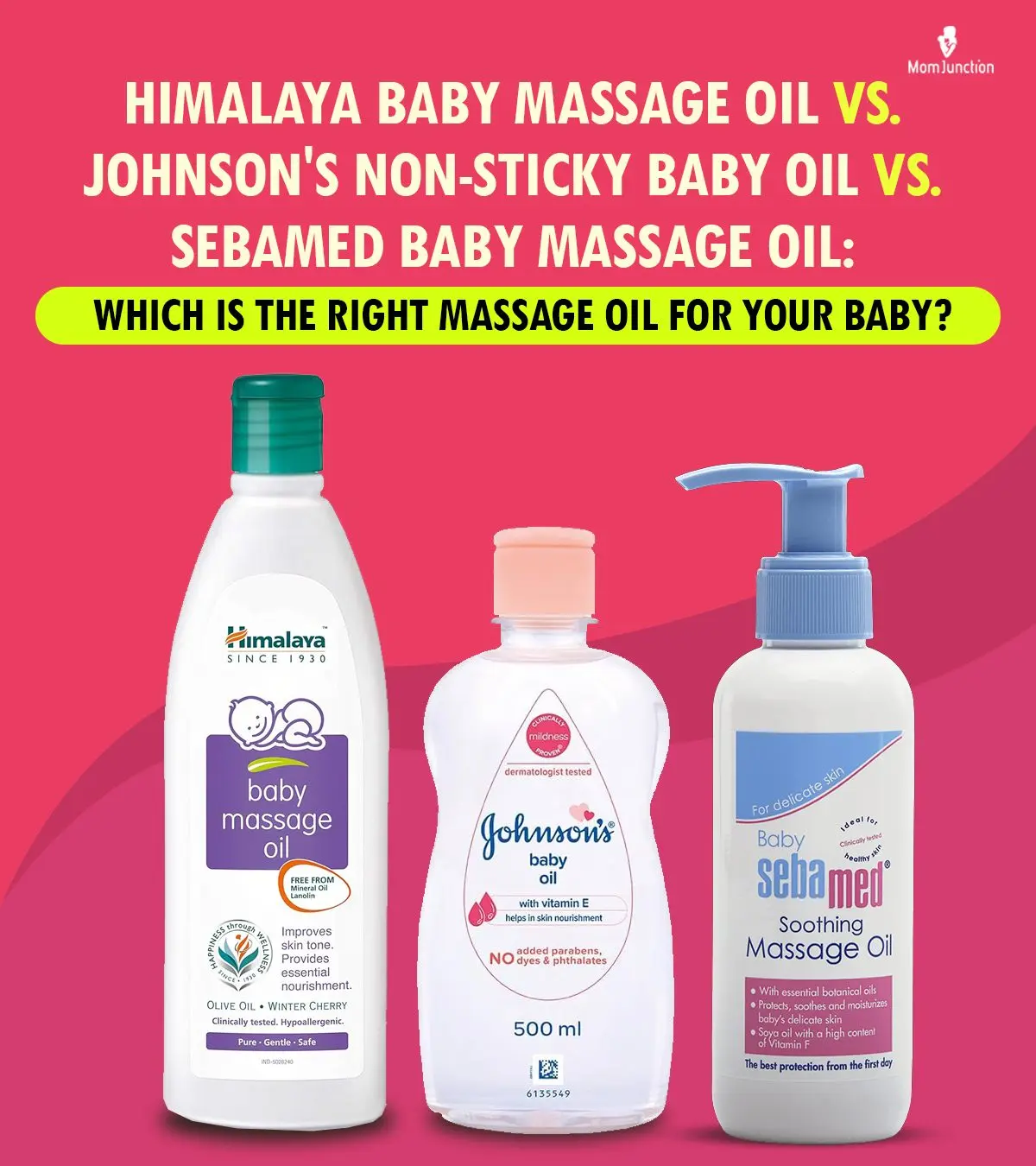 Himalaya Baby Massage Oil Vs. Johnson's Non-Sticky Baby Oil Vs. Sebamed Baby Massage Oil: A Detailed Comparison Himalaya Baby Massage Oil Vs. Johnson's Non-Sticky Baby Oil Vs. Sebamed Baby Massage Oil A Detailed Comparison