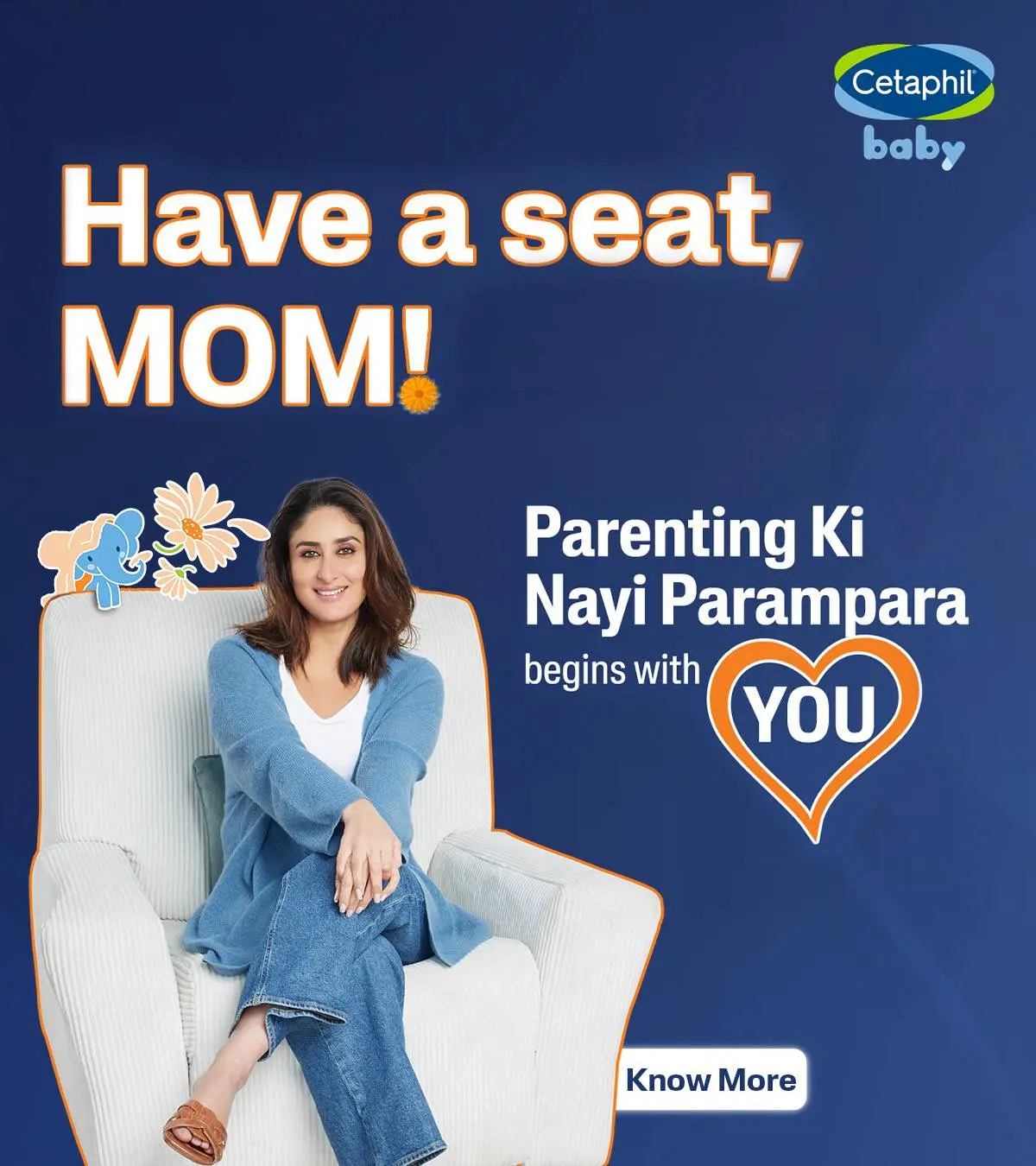 Have a Seat, Mom! This Mother's Day, we ask her to pause. To reflect. To write. Have a Seat, Mom Cetaphil Baby's 2025 Mother's Day