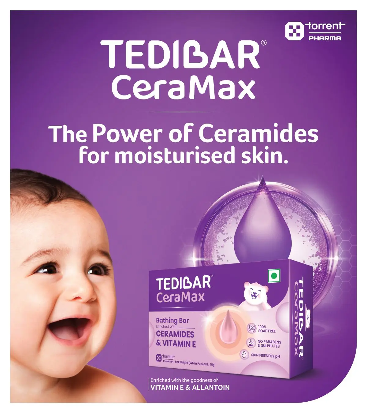 Ceramides in a Bathing Bar? Tedibar CeraMax Helps in LockinMoisture  