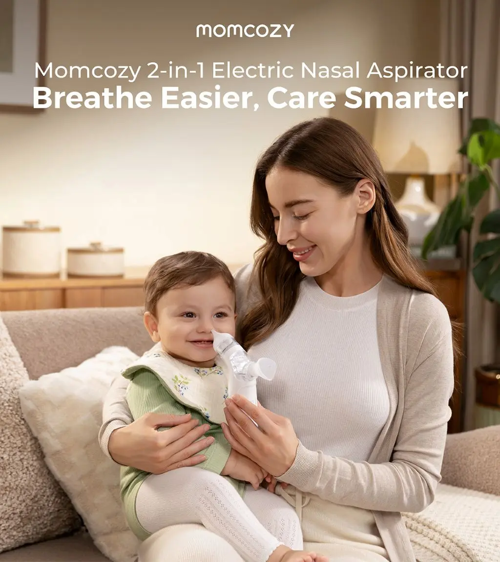 Momcozy BreezyClear™ Review: A 2-in-1 Electric Baby Nasal Aspirator That Helps Babies Breathe Easier Momcozy BreezyClear™ Review: A 2-in-1 Electric Baby Nasal Aspirator That Helps Babies Breathe Easier