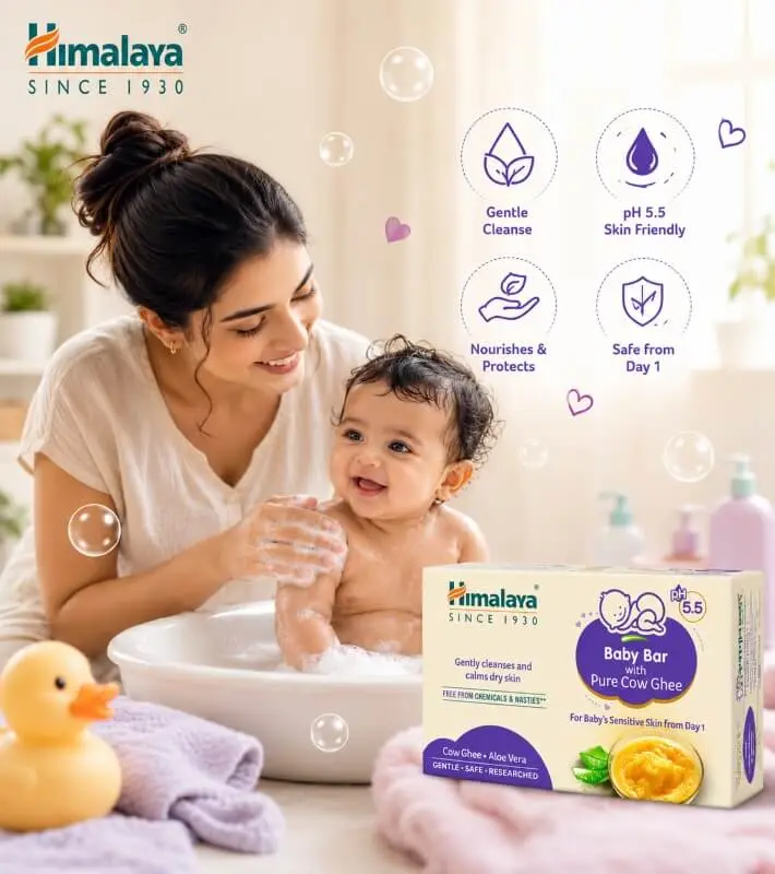 Himalaya Baby Bar with Pure Cow Ghee Review: The Best Soap-Free Bathing Bar for Your Sensitive Skin Baby Himalaya Baby Bar with Pure Cow Ghee Review: The Best Soap-Free Bathing Bar for Your Sensitive Skin Baby_image