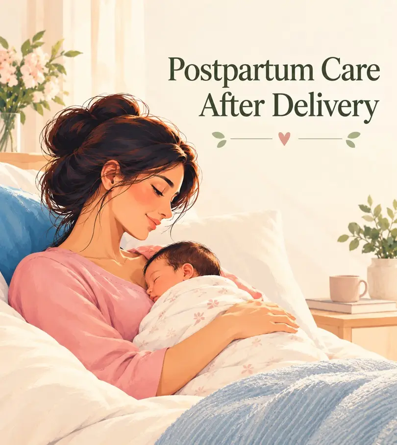 Postpartum Care After Delivery: A Guide to Recovery, Nutrition and Healing Postpartum Care After Delivery: A Guide to Recovery, Nutrition and Healing