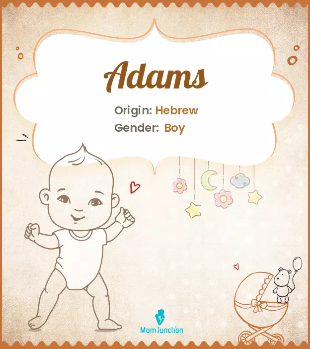 Adam, a Hebrew name