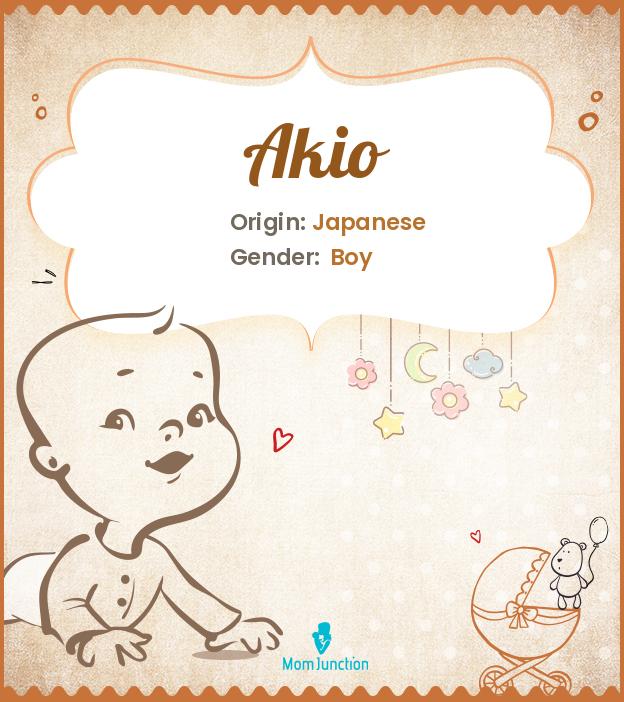 Akio Name Meaning, Origin, History, and Popularity_image