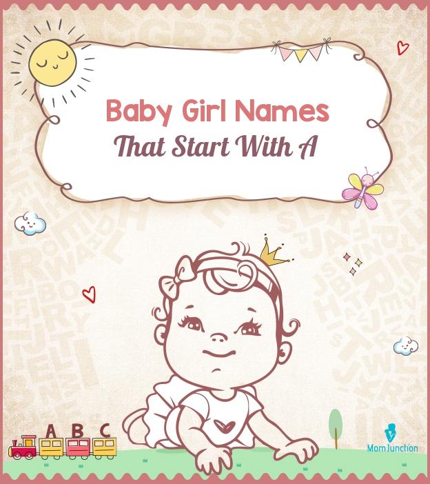 cute baby girl names that start with a