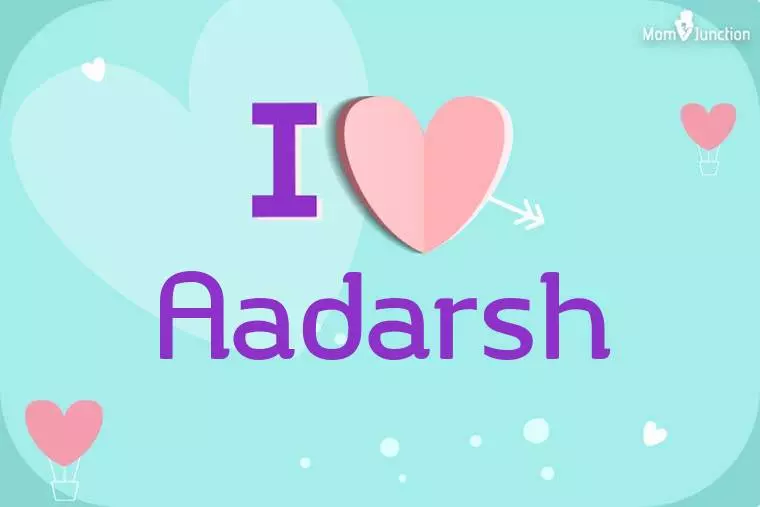 I Love Aadarsh Wallpaper