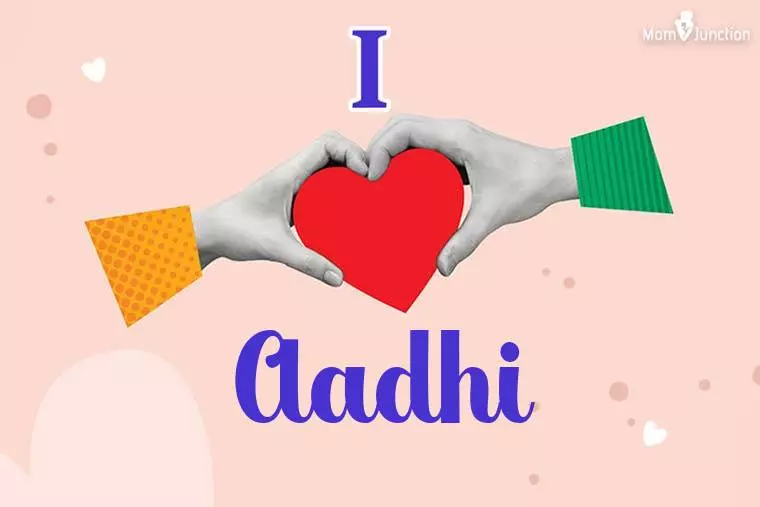 I Love Aadhi Wallpaper