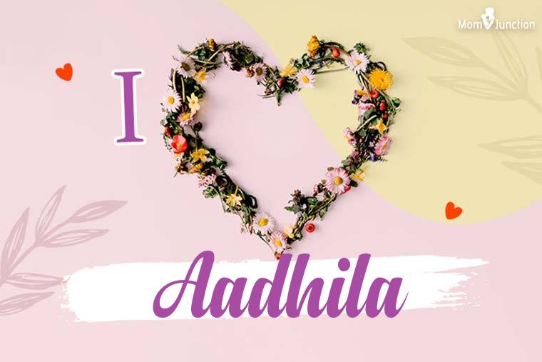I Love Aadhila Wallpaper