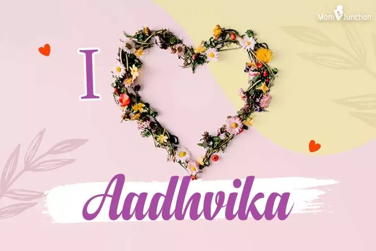 I Love Aadhvika Wallpaper