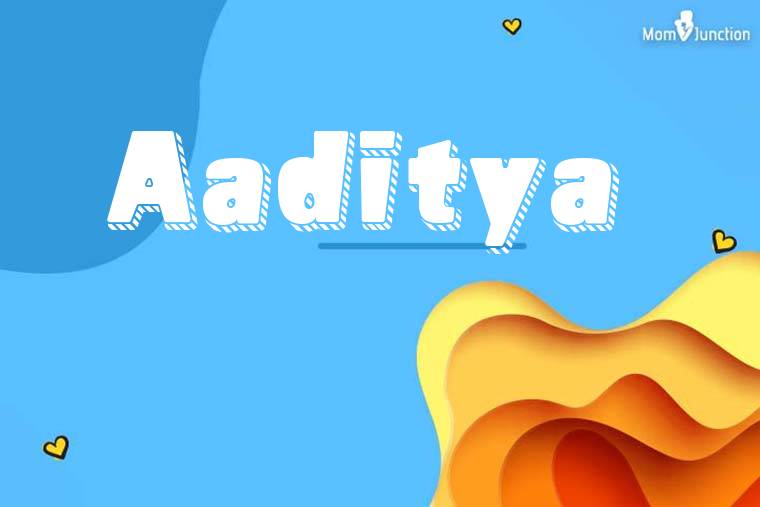 Aaditya 3D Wallpaper