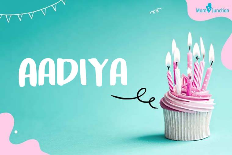 Aadiya Birthday Wallpaper